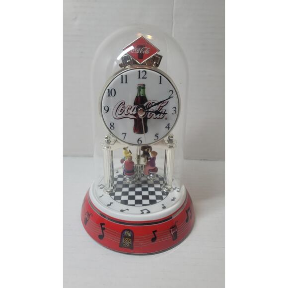 2003 COCA-COLA 8" ANNIVERSARY CLOCK - Picture 1 of 6